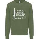 A Cricket Bat for My Wife Best Swap Ever! Mens Sweatshirt Jumper xx