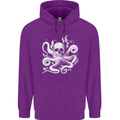A Cthulhu Kraken Octopus Mythology Childrens Kids Hoodie Purple