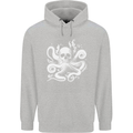 A Cthulhu Kraken Octopus Mythology Childrens Kids Hoodie Sports Grey