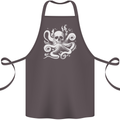 A Cthulhu Kraken Octopus Mythology Cotton Apron 100% Organic Dark Grey