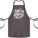A Cthulhu Kraken Octopus Mythology Cotton Apron 100% Organic Dark Grey