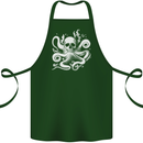 A Cthulhu Kraken Octopus Mythology Cotton Apron 100% Organic Forest Green