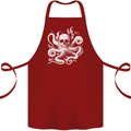 A Cthulhu Kraken Octopus Mythology Cotton Apron 100% Organic Maroon