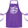 A Cthulhu Kraken Octopus Mythology Cotton Apron 100% Organic Purple