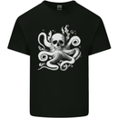 A Cthulhu Kraken Octopus Mythology Kids T-Shirt Childrens Black