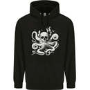 A Cthulhu Kraken Octopus Mythology Mens 80% Cotton Hoodie Black