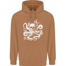 A Cthulhu Kraken Octopus Mythology Mens 80% Cotton Hoodie Caramel Latte