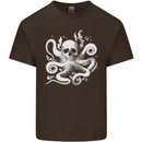 A Cthulhu Kraken Octopus Mythology Mens Cotton T-Shirt Tee Top Dark Chocolate