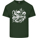 A Cthulhu Kraken Octopus Mythology Mens Cotton T-Shirt Tee Top Forest Green