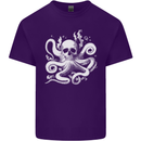 A Cthulhu Kraken Octopus Mythology Mens Cotton T-Shirt Tee Top Purple