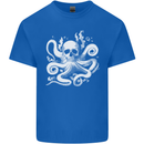 A Cthulhu Kraken Octopus Mythology Mens Cotton T-Shirt Tee Top Royal Blue