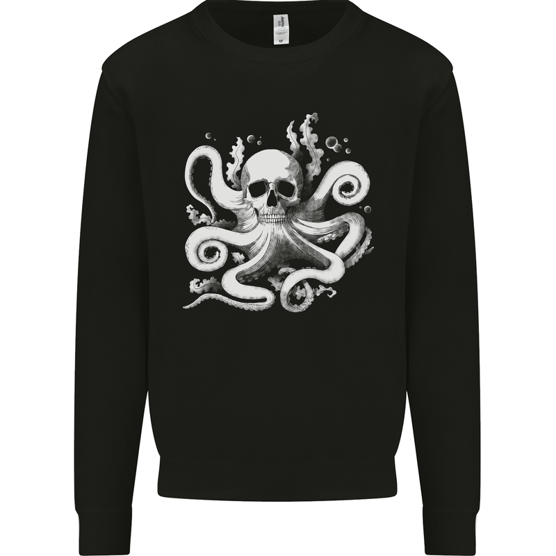A Cthulhu Kraken Octopus Mythology Mens Sweatshirt Jumper Black