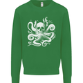 A Cthulhu Kraken Octopus Mythology Mens Sweatshirt Jumper Irish Green