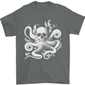A Cthulhu Kraken Octopus Mythology Mens T-Shirt 100% Cotton Charcoal