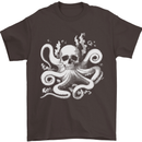 A Cthulhu Kraken Octopus Mythology Mens T-Shirt 100% Cotton Dark Chocolate