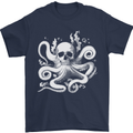 A Cthulhu Kraken Octopus Mythology Mens T-Shirt 100% Cotton Navy Blue