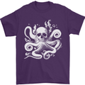 A Cthulhu Kraken Octopus Mythology Mens T-Shirt 100% Cotton Purple