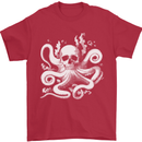 A Cthulhu Kraken Octopus Mythology Mens T-Shirt 100% Cotton Red