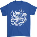 A Cthulhu Kraken Octopus Mythology Mens T-Shirt 100% Cotton Royal Blue
