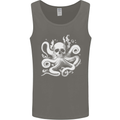 A Cthulhu Kraken Octopus Mythology Mens Vest Tank Top Charcoal