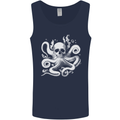 A Cthulhu Kraken Octopus Mythology Mens Vest Tank Top Navy Blue