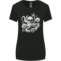 A Cthulhu Kraken Octopus Mythology Womens Wider Cut T-Shirt Black