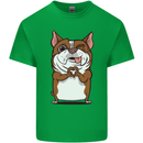 A Cute Dog With a Heart Sign Kids T-Shirt Childrens Irish Green