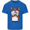A Cute Dog With a Heart Sign Kids T-Shirt Childrens Royal Blue