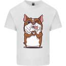 A Cute Dog With a Heart Sign Kids T-Shirt Childrens White