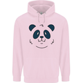 A Cute Panda Bear Face Childrens Kids Hoodie Light Pink
