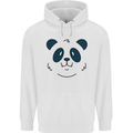 A Cute Panda Bear Face Childrens Kids Hoodie White