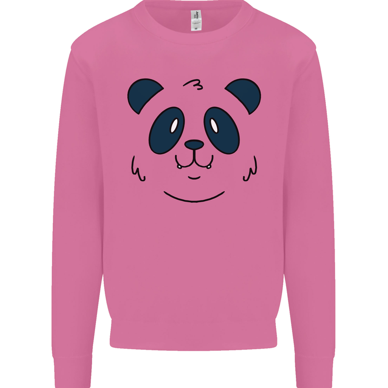 A Cute Panda Bear Face Mens Sweatshirt Jumper Azalea