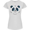 A Cute Panda Bear Face Womens Petite Cut T-Shirt White