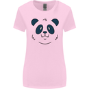 A Cute Panda Bear Face Womens Wider Cut T-Shirt Light Pink