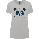 A Cute Panda Bear Face Womens Wider Cut T-Shirt Sports Grey