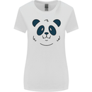 A Cute Panda Bear Face Womens Wider Cut T-Shirt White