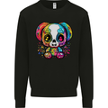 A Cute Teddy Bear Demon Skull Mens Sweatshirt Jumper Black