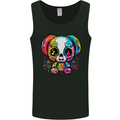 A Cute Teddy Bear Demon Skull Mens Vest Tank Top Black
