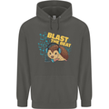A DJ Hedgehog Headphones Pop Music Childrens Kids Hoodie Storm Grey