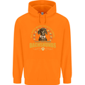 A Dachshund Dog Childrens Kids Hoodie Orange