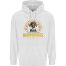 A Dachshund Dog Childrens Kids Hoodie White