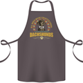 A Dachshund Dog Cotton Apron 100% Organic Dark Grey