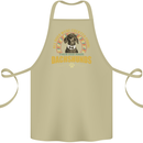 A Dachshund Dog Cotton Apron 100% Organic Khaki