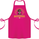A Dachshund Dog Cotton Apron 100% Organic Pink