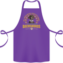 A Dachshund Dog Cotton Apron 100% Organic Purple