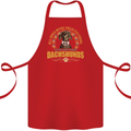 A Dachshund Dog Cotton Apron 100% Organic Red