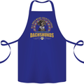 A Dachshund Dog Cotton Apron 100% Organic Royal Blue