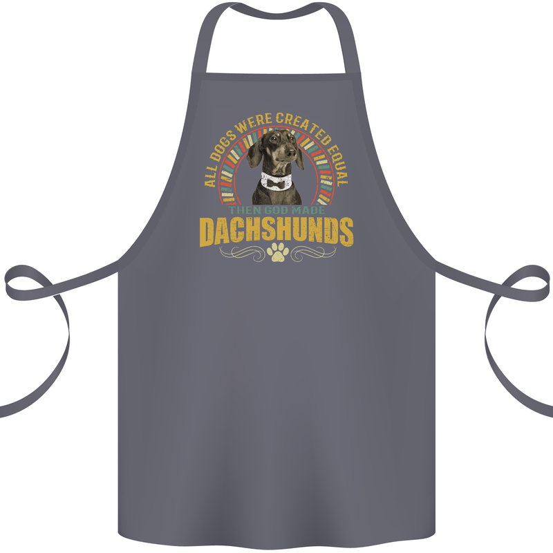 A Dachshund Dog Cotton Apron 100% Organic Steel