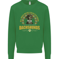 A Dachshund Dog Kids Sweatshirt Jumper Irish Green