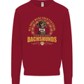 A Dachshund Dog Kids Sweatshirt Jumper Red
